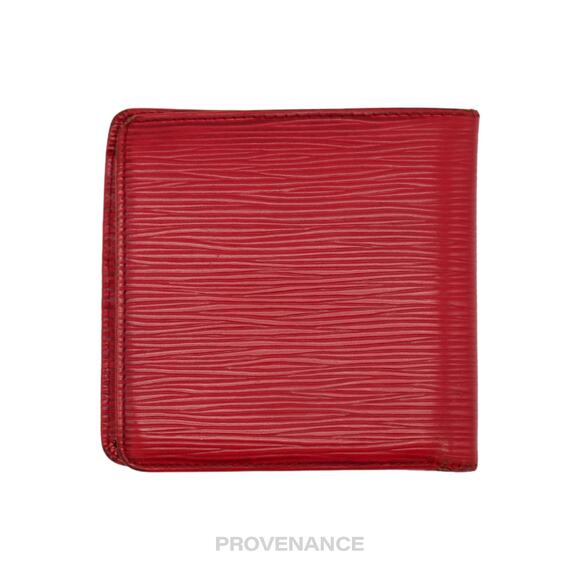 🔴 Louis Vuitton Marco Wallet in Red Epi Marco Malletier - Picture 4 of 9